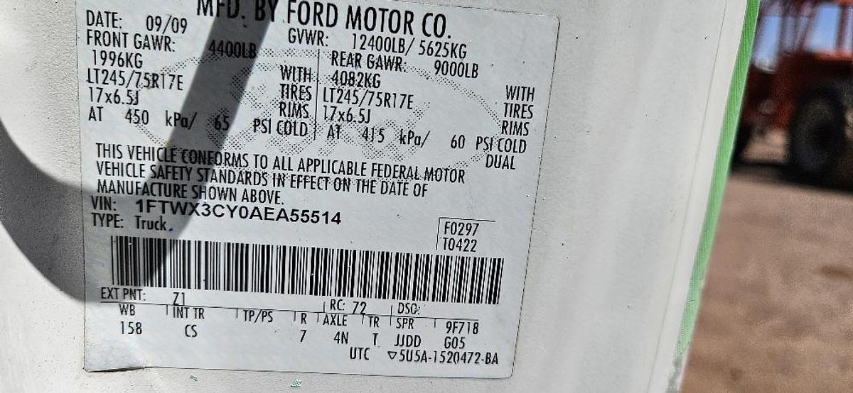 Used 2009 Ford Vacuum Truck