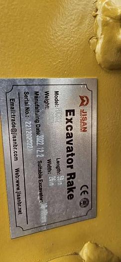 Used 2022 Others Jisan PDC312 Excavator Rake