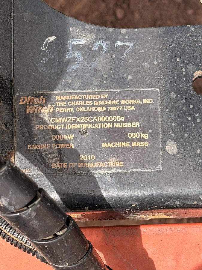 Used Ditch Witch FX25 Vacuum Trailer