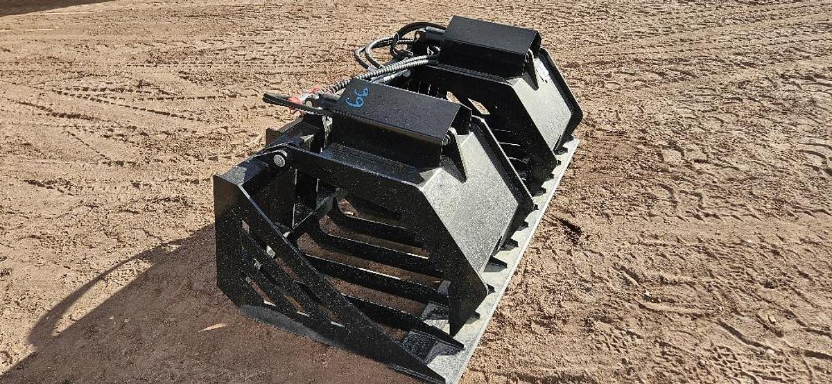 72" Skid Steer Grapple Bucket