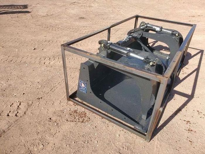 72" Wide Skid Steer Grapple Bucket