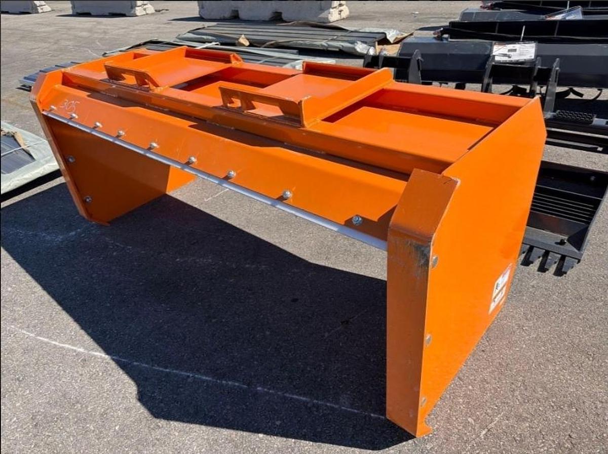 Used 96" Skid Steer Snow Pusher