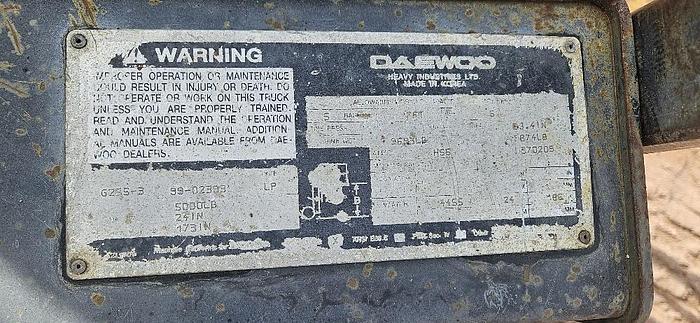Used Daewoo Forklift