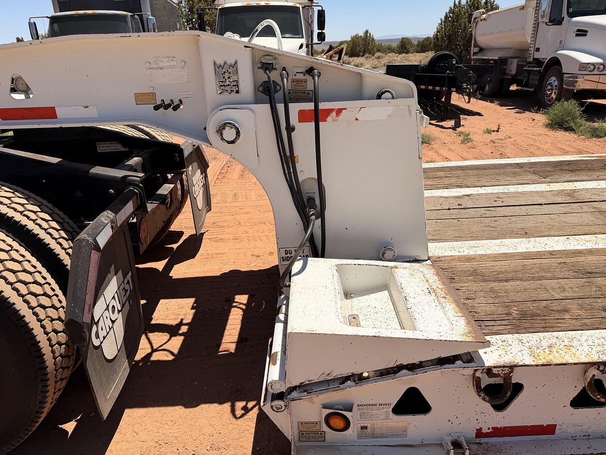 Used 2009 Trail King Lowboy Equipment Trailer