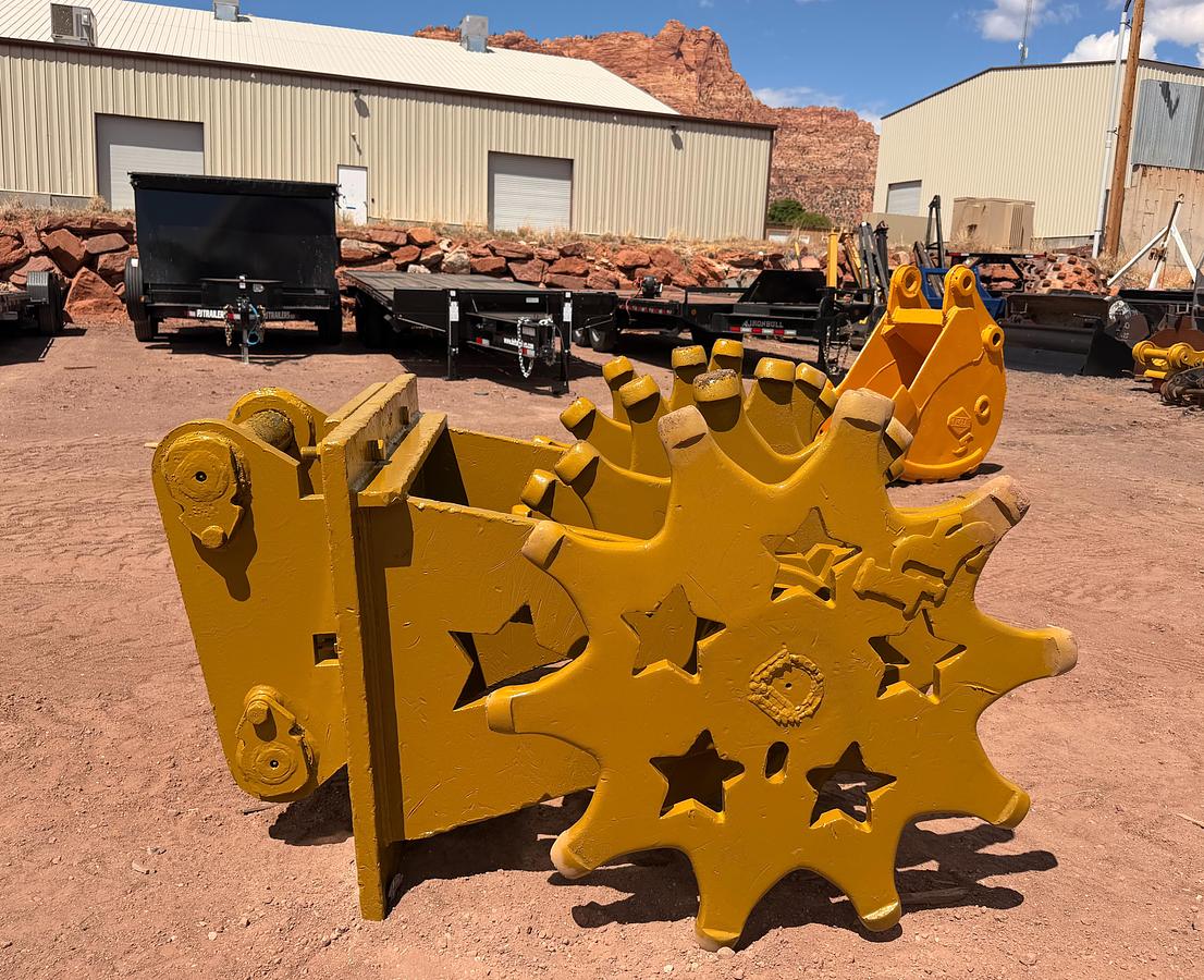 Used 27" Excavator Compaction Wheel 