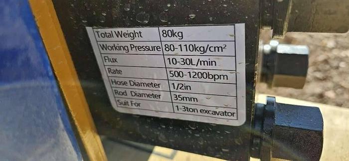 Used Mini Excavator Jack Hammer