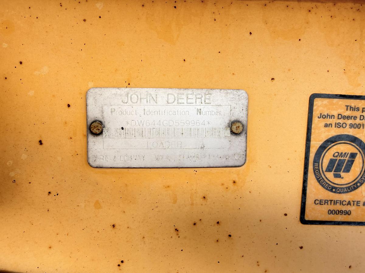 Used 1997 John Deere Loader