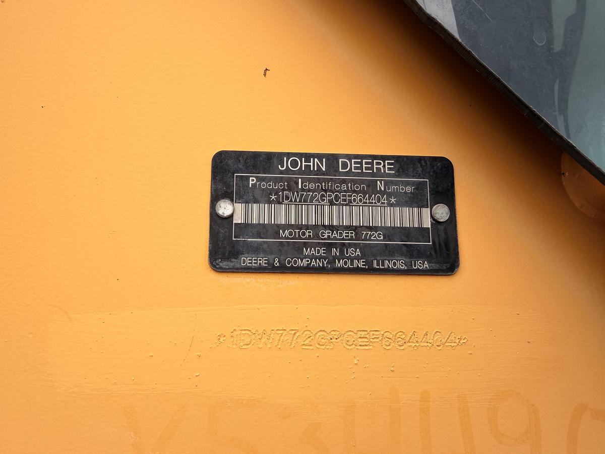 Used 2015 John Deere Grader