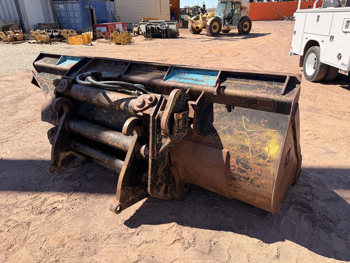 Used 10ft Loader Side Dump Bucket