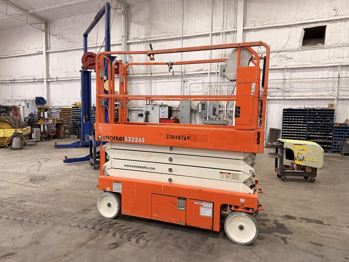 Used 2019 Snorkel S3226E Scissor Lift