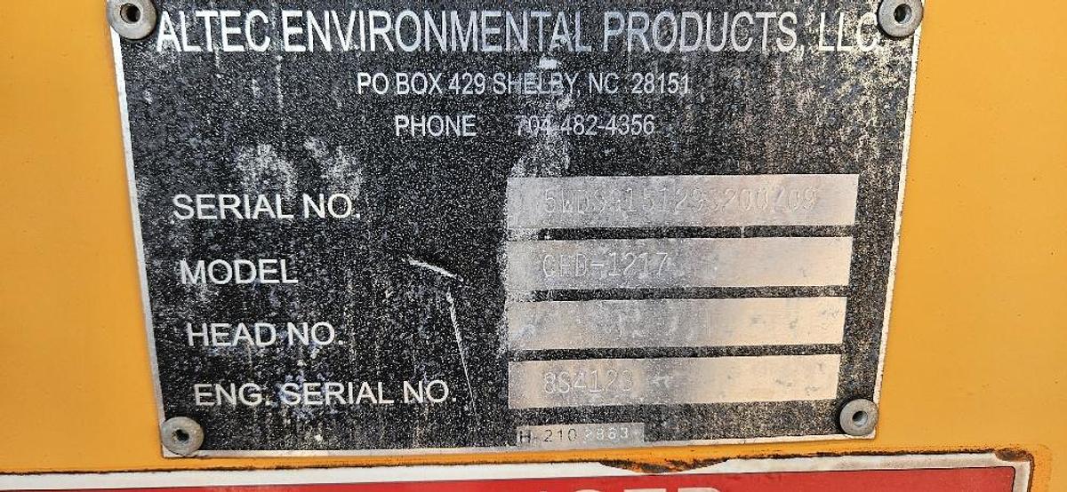 Used 2009 Altec CED-127 Wood Chipper