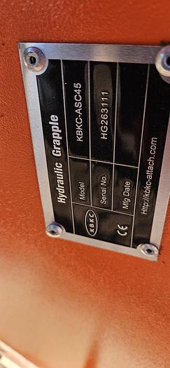 Used Excavator Hydraulic Grapple