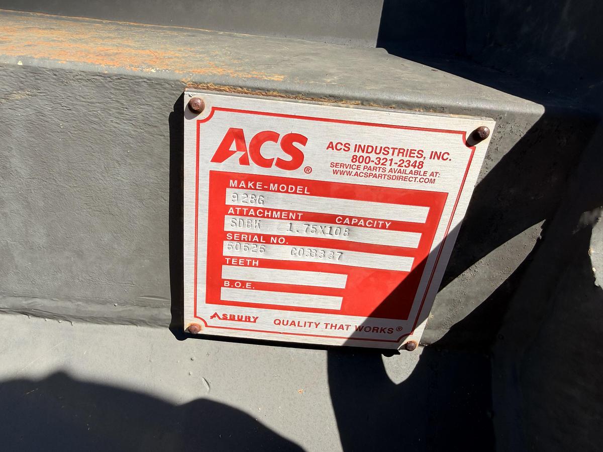 Used 9ft Loader Side Dump Bucket