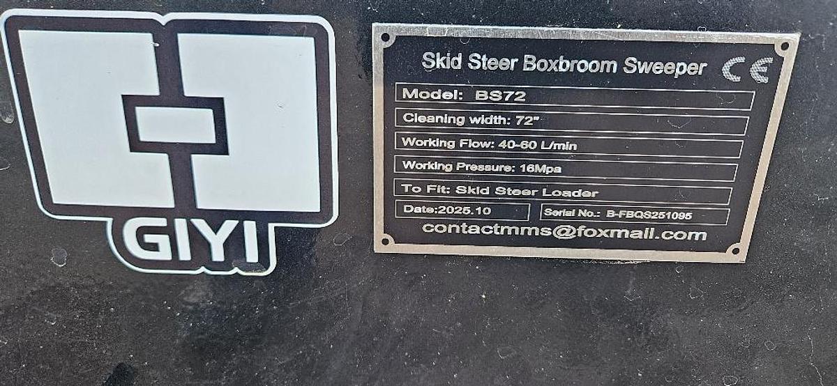 72" Skid Steer Broom