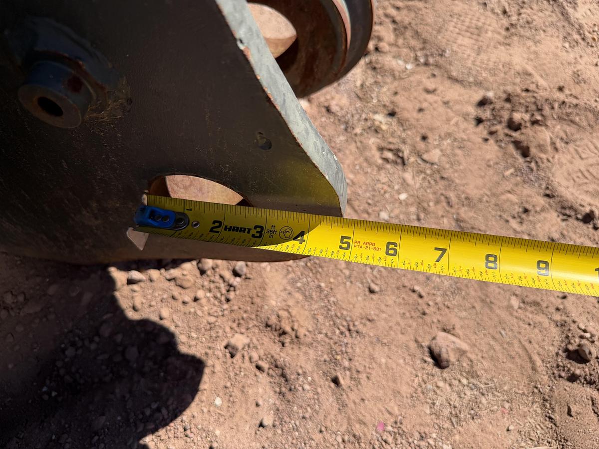Used 9ft Loader Side Dump Bucket