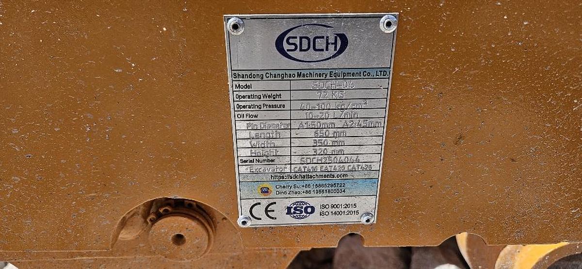 Cat Backhoe Hydraulic Quick Coupler