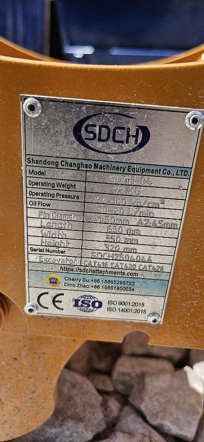 Cat Backhoe Hydraulic Quick Coupler