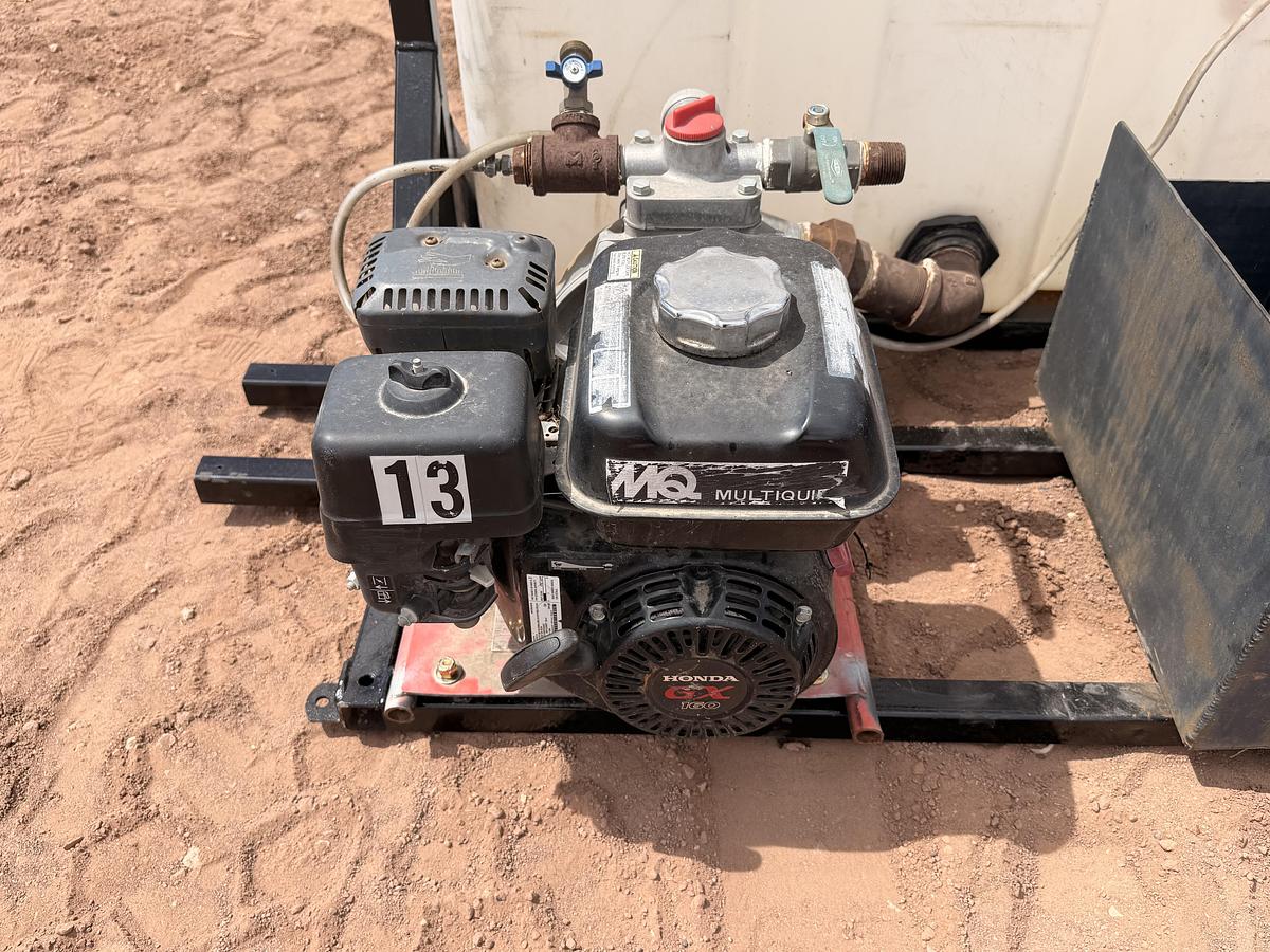 Used Water Tank Skid With Pump