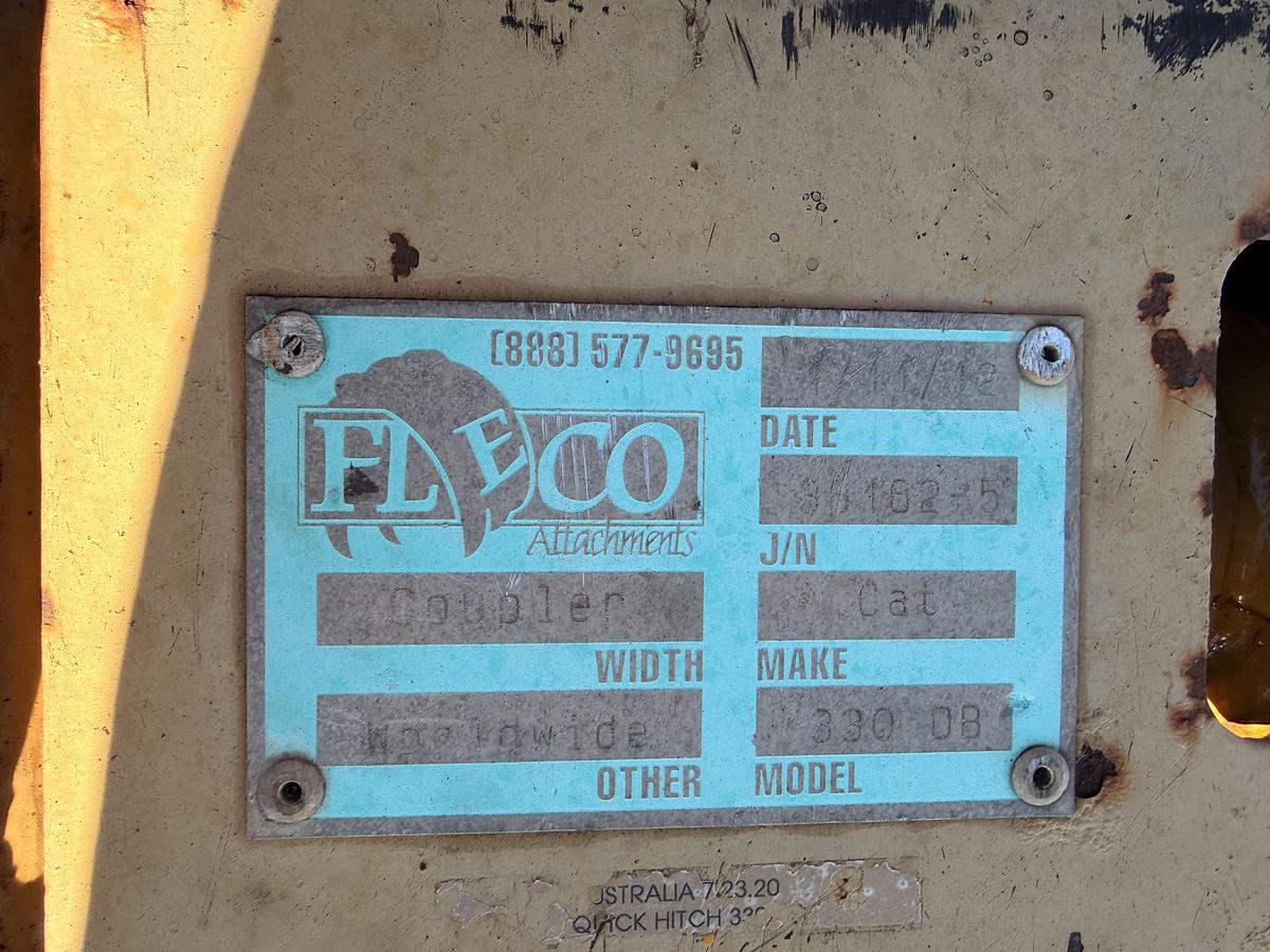 Used Fleco Excavator Hydraulic Quick Coupler 