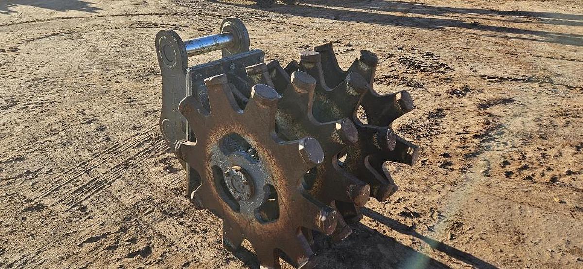 Used 36" Excavator Compaction Wheel