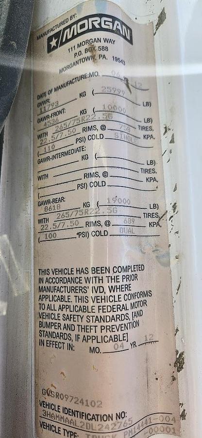 Used 2013 International 4300 Water Truck