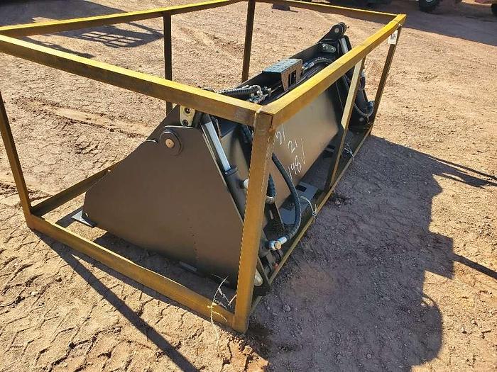 72" Four-Way Skid Steer Bucket