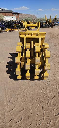 Used 30" Wide Excavator Compaction Wheel