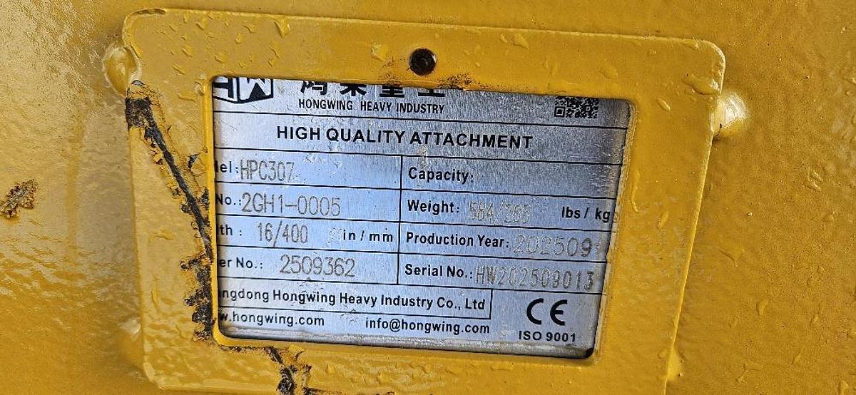 16" Wide Excavator Hydraulic Hoe Pack 