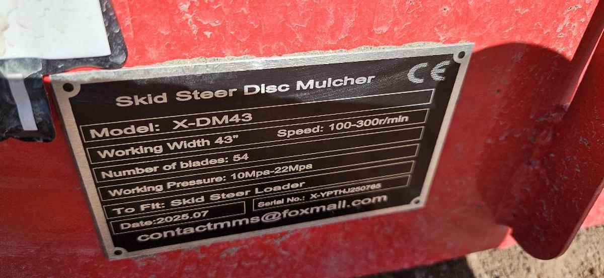 54" Skid Steer Mulcher