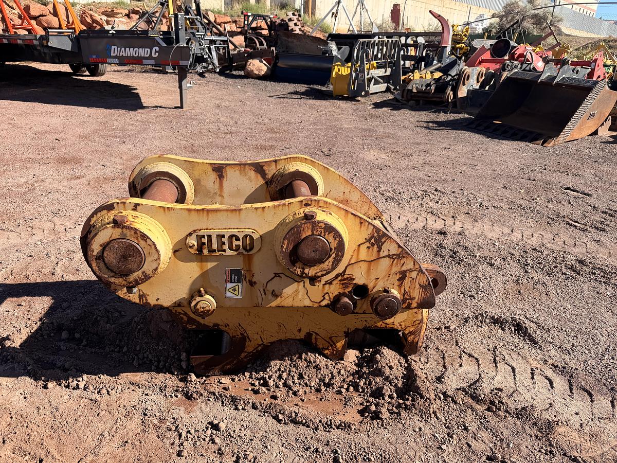 Used Fleco Excavator Hydraulic Quick Coupler 