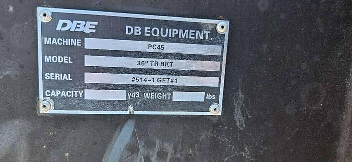 Used Clean Up Excavator Bucket