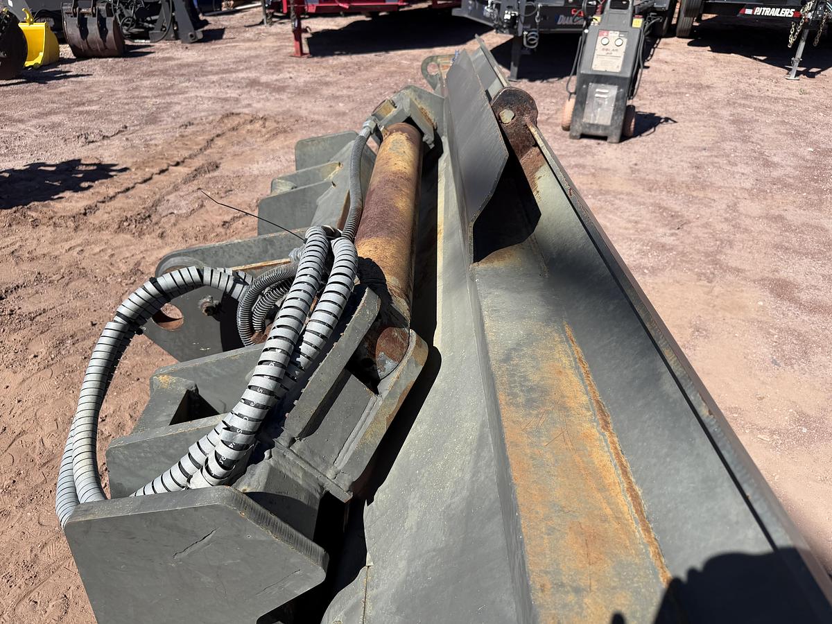 Used 9ft Loader Side Dump Bucket