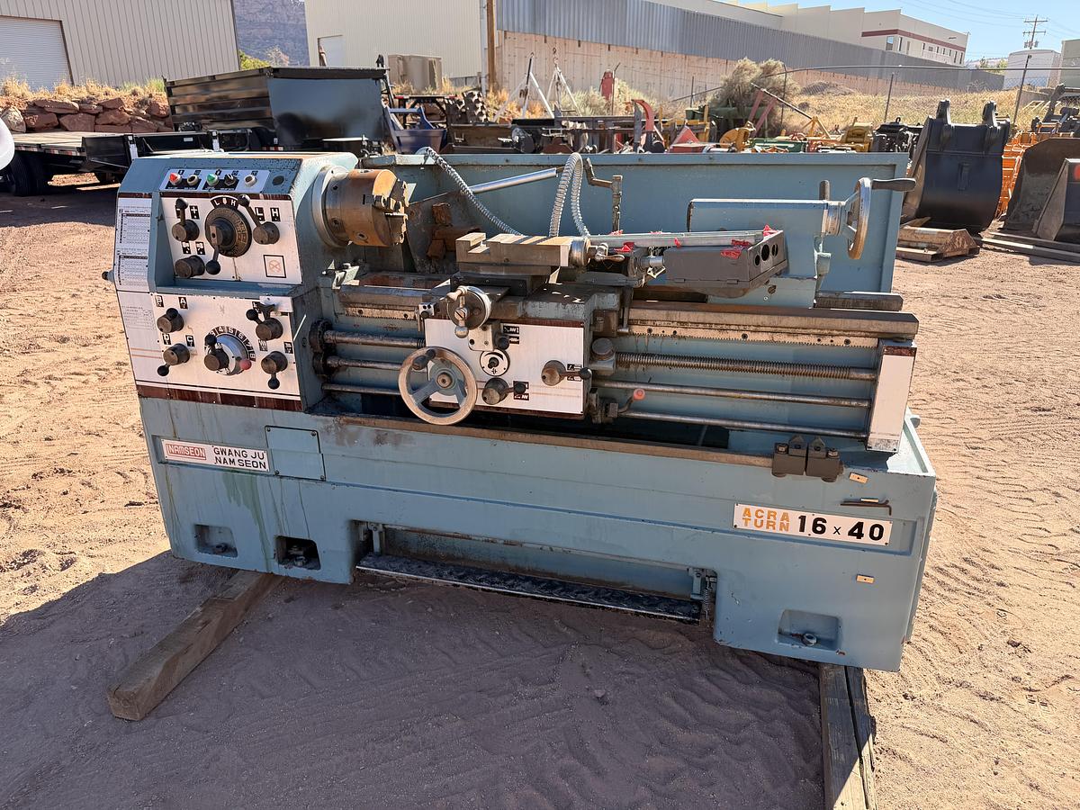Used Namseon Acra Bed Lathe