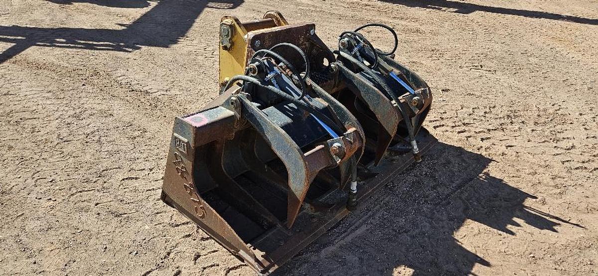 Used 75" Excavator Grapple Bucket