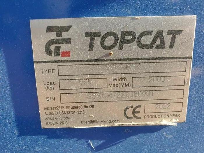 72" Skid Steer Power Rake / Soil Conditioner