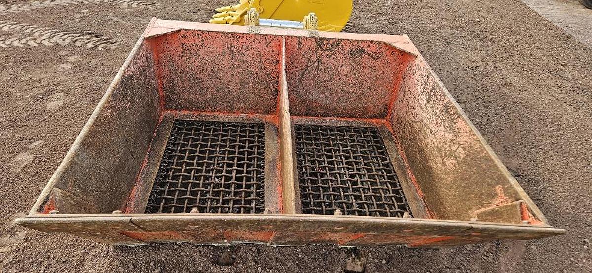 Used 73" Excavator Screening Bucket