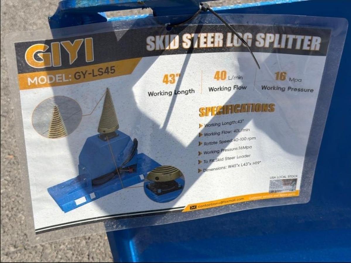 NEW!! Skid Steer Log Splitter