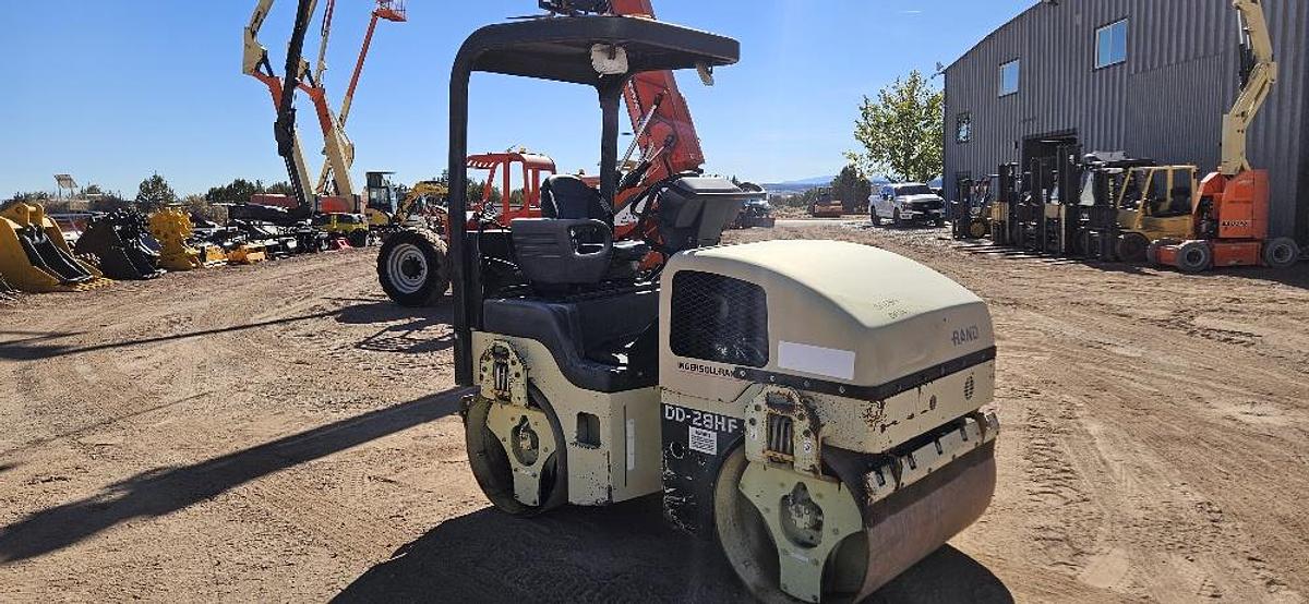 Used Ingersoll Rand DD-28 HF Double Drum Roller Compactor