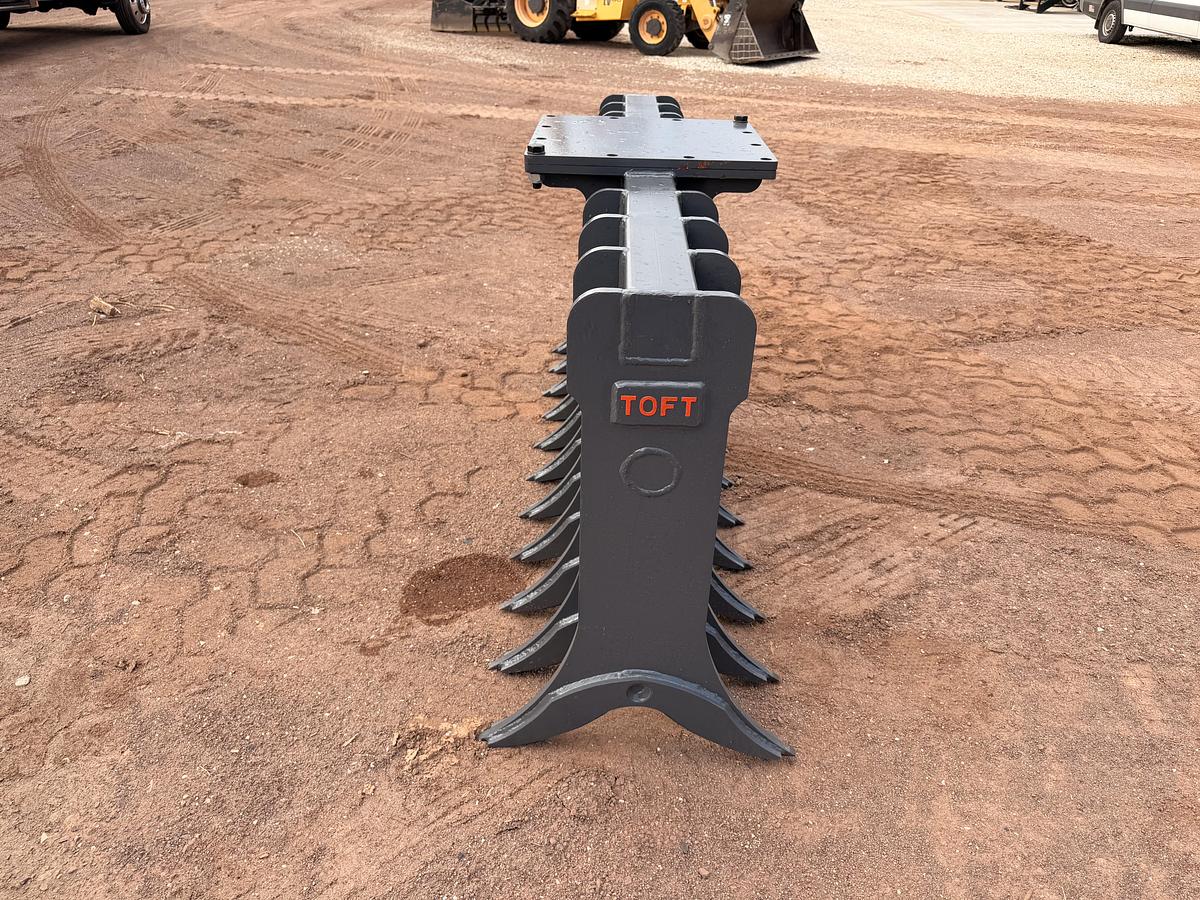 72" Excavator Root Rake