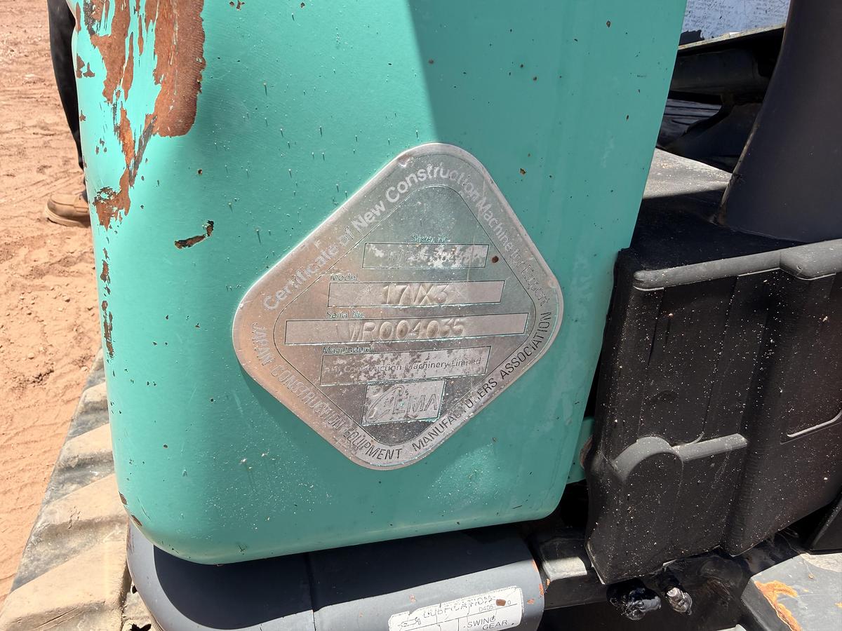 Used 2012 IHI 17VX3 Mini Excavator