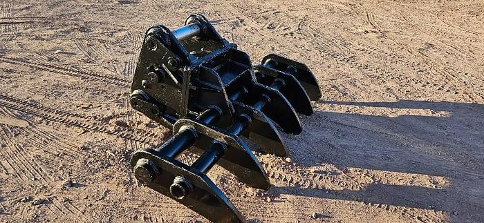 Used NPK Excavator Rake :Misc. Excavator Attachment
