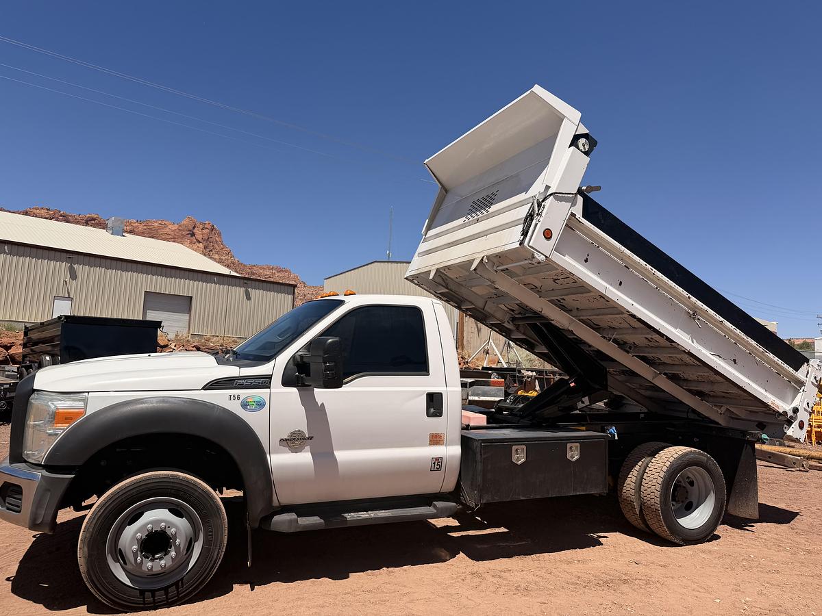Used 2015 Ford F-550 Dump Truck