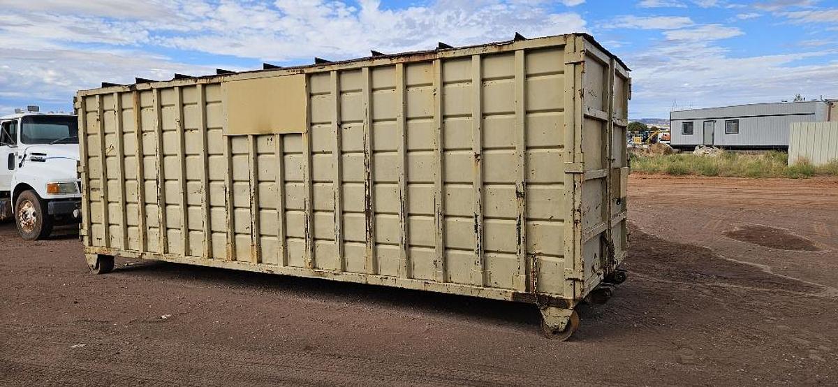 Used 22' Roll Off Enclosed Container
