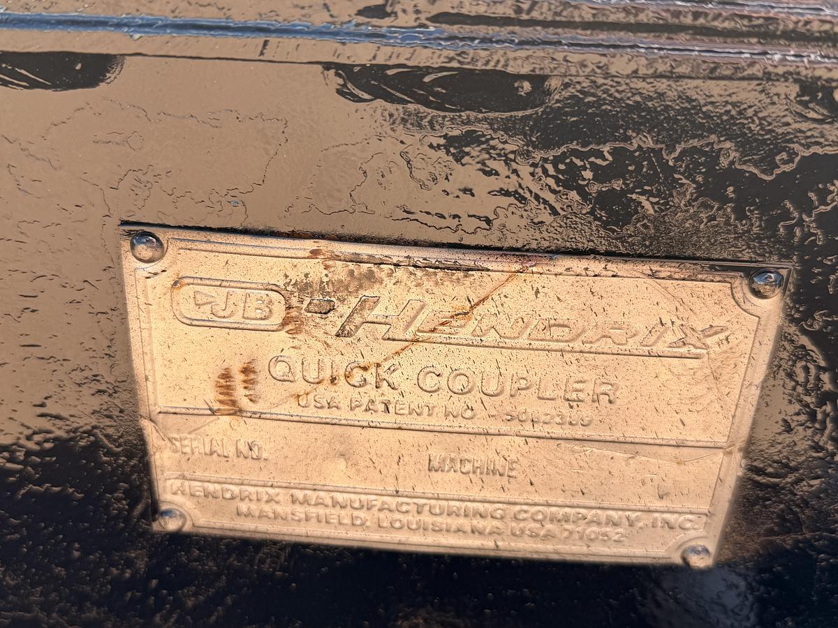 Used JB Hendrix Excavator Quick Coupler