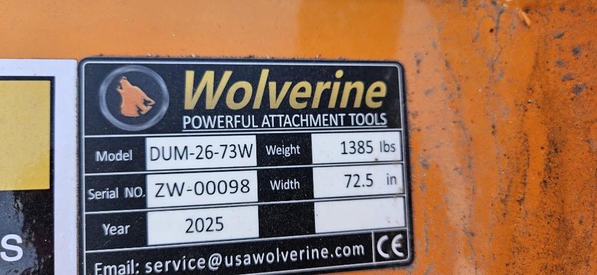 72" Skid Steer Mulcher