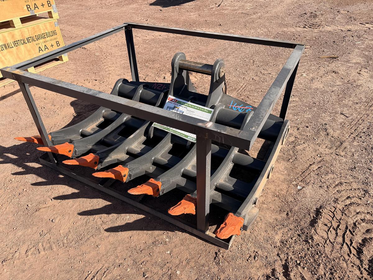 65" Excavator Rake