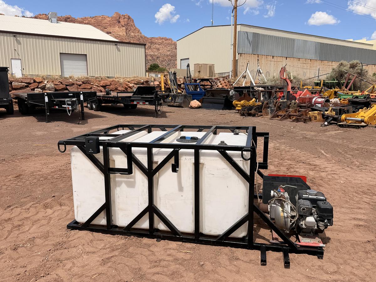 Used Water Tank Skid With Pump