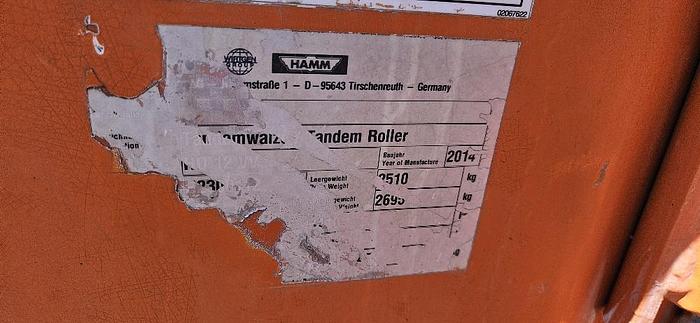 Used 2014 Hamm HD12 Roller Compactor