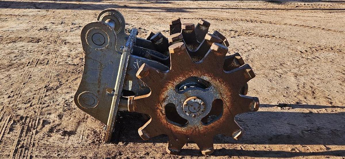 Used 36" Excavator Compaction Wheel