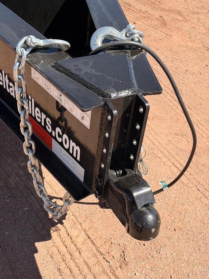 Used Delta Tilt Deck Equipment Trailer